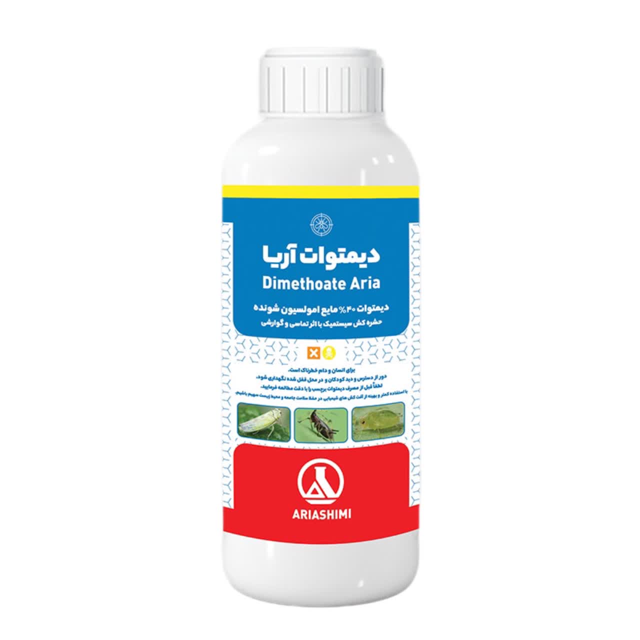 سم حشره کش دیمتوات آریا شیمی 1لیتری